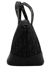 トロッターパターンミニハンドバッグ ブラック