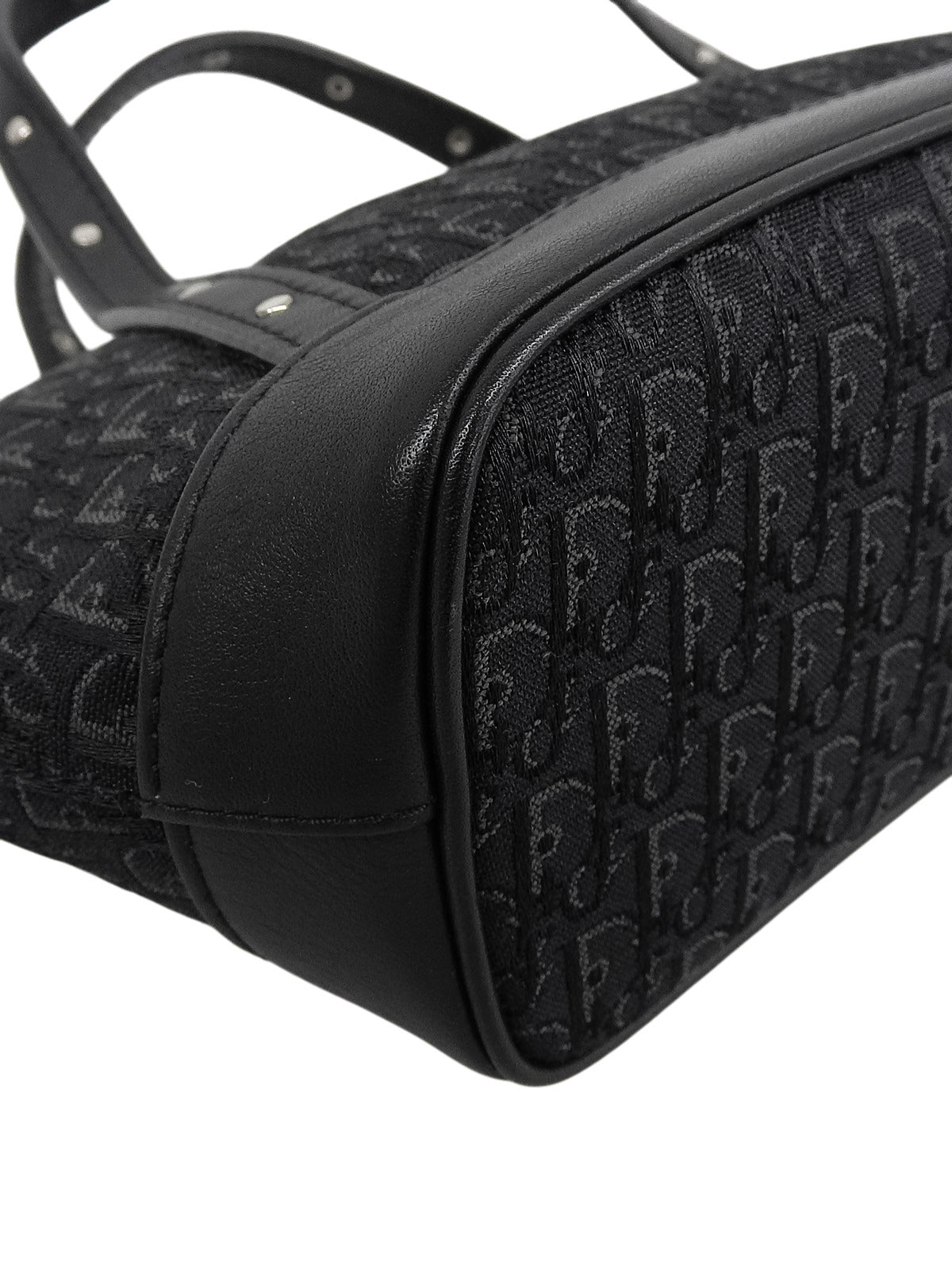 トロッターパターンミニハンドバッグ ブラック