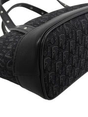 トロッターパターンミニハンドバッグ ブラック