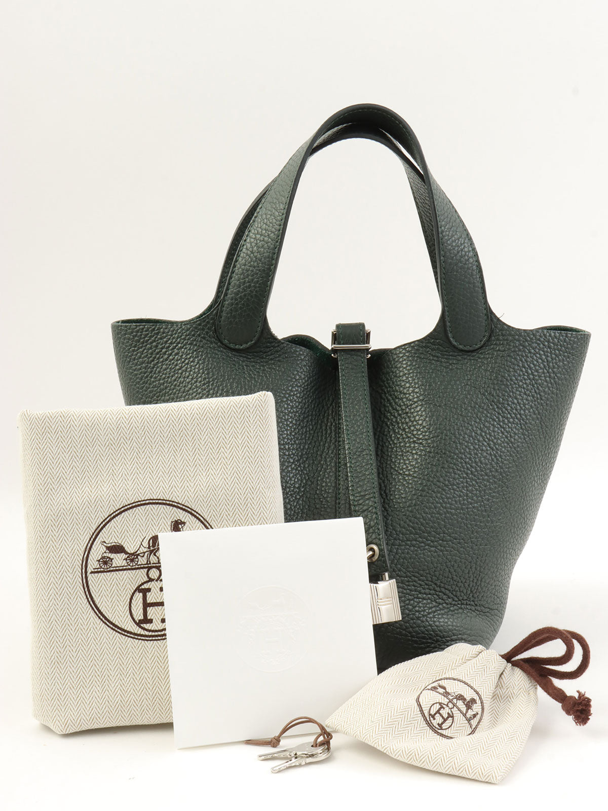 2014 Picotin Lock PM Vert Foncé