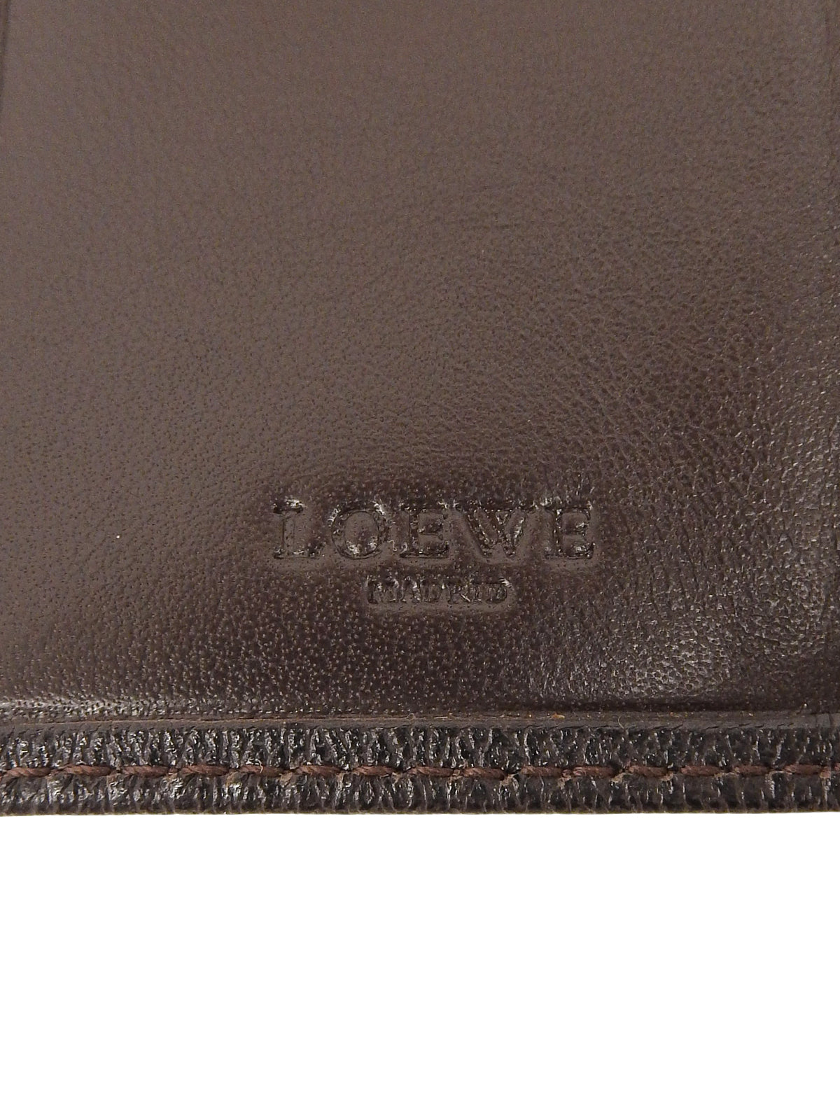 Anagram 压纹钥匙包，深棕色