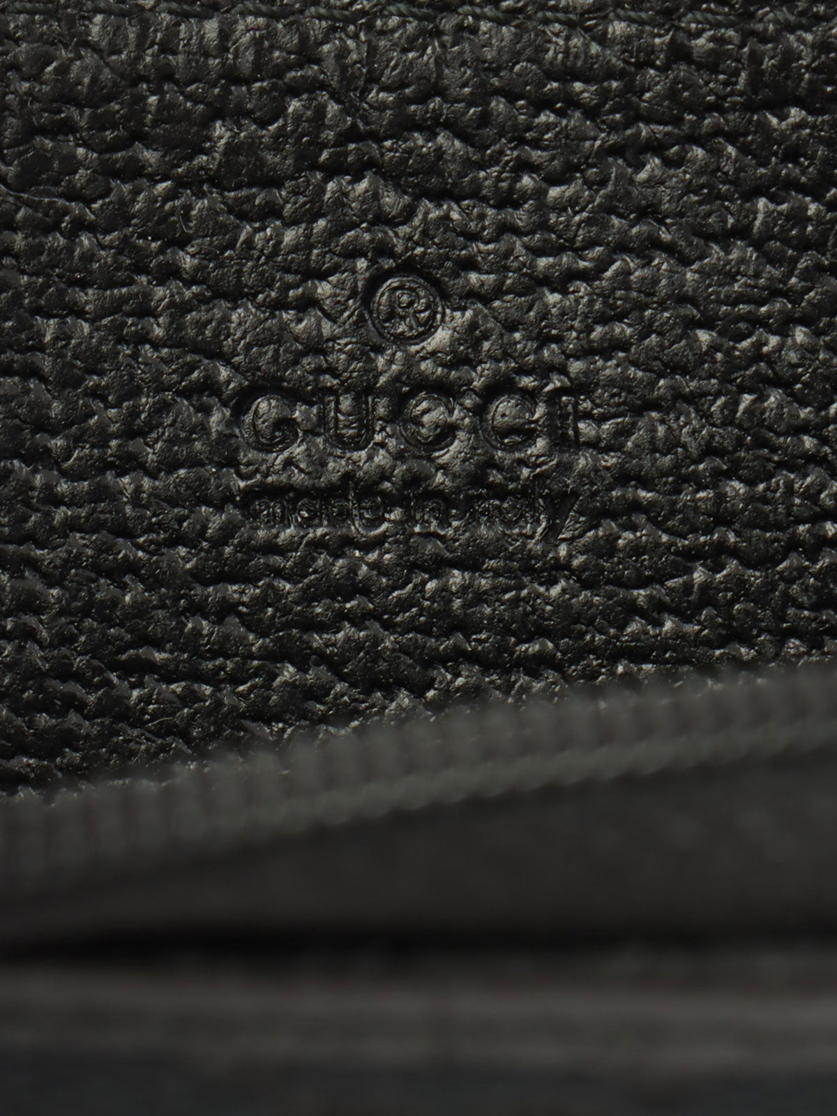 帆布 GG 图案零钱包，黑色