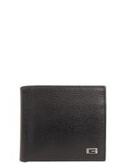 G Logo Plate Compact Wallet Black