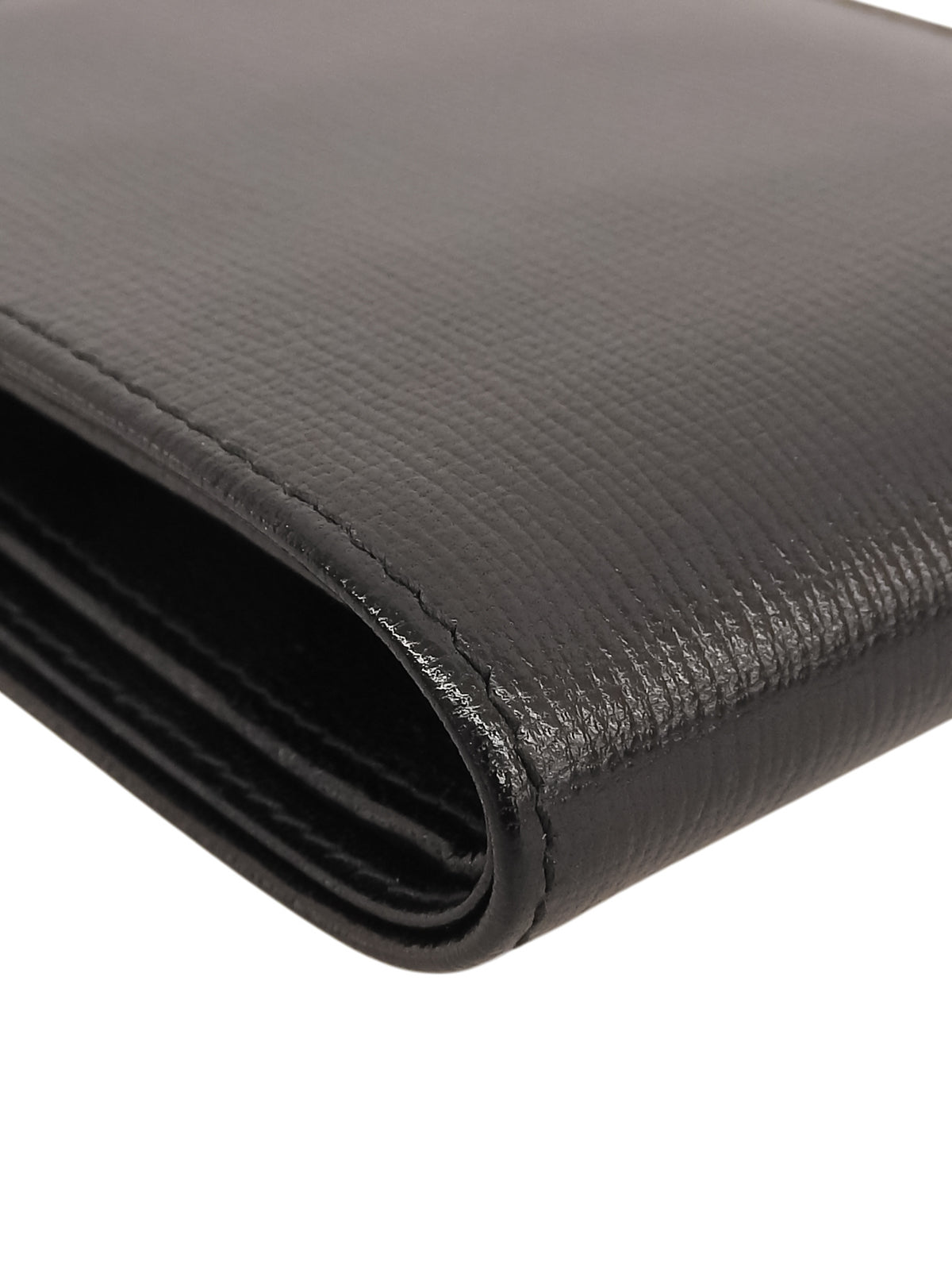 G Logo Plate Compact Wallet Black