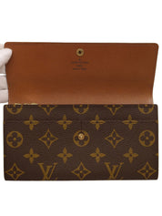 1995 Monogram Canvas Porte Monnaie Credit Brown
