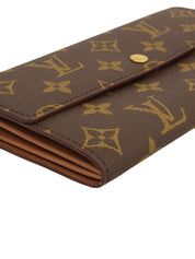 1995年製 キャンバスモノグラムポルトモネクレディ ブラウン