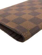 2006 帆布 Damier Portefeuille Brazza 棕色