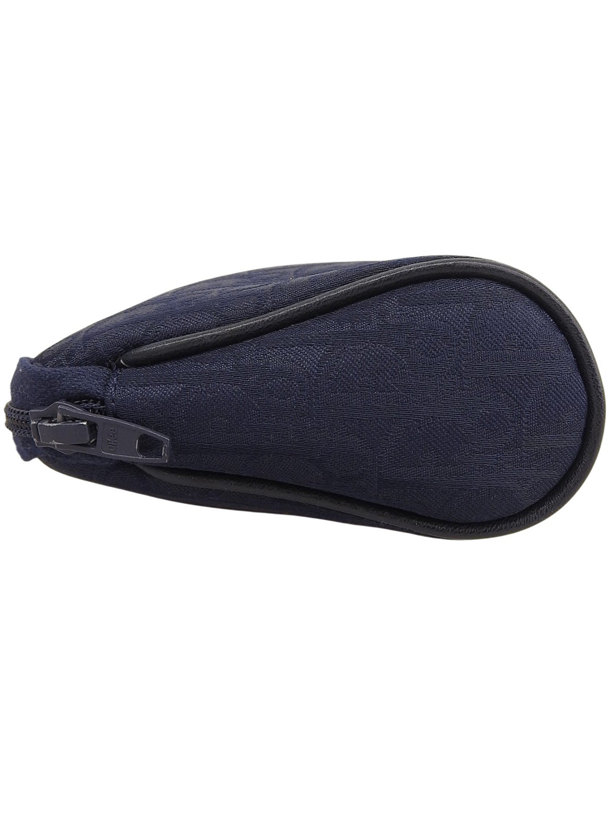 トロッターパターンロゴプレートポーチ ネイビー