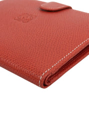 アナグラムエンボスコンパクトウォレット レッド