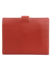 アナグラムエンボスコンパクトウォレット レッド