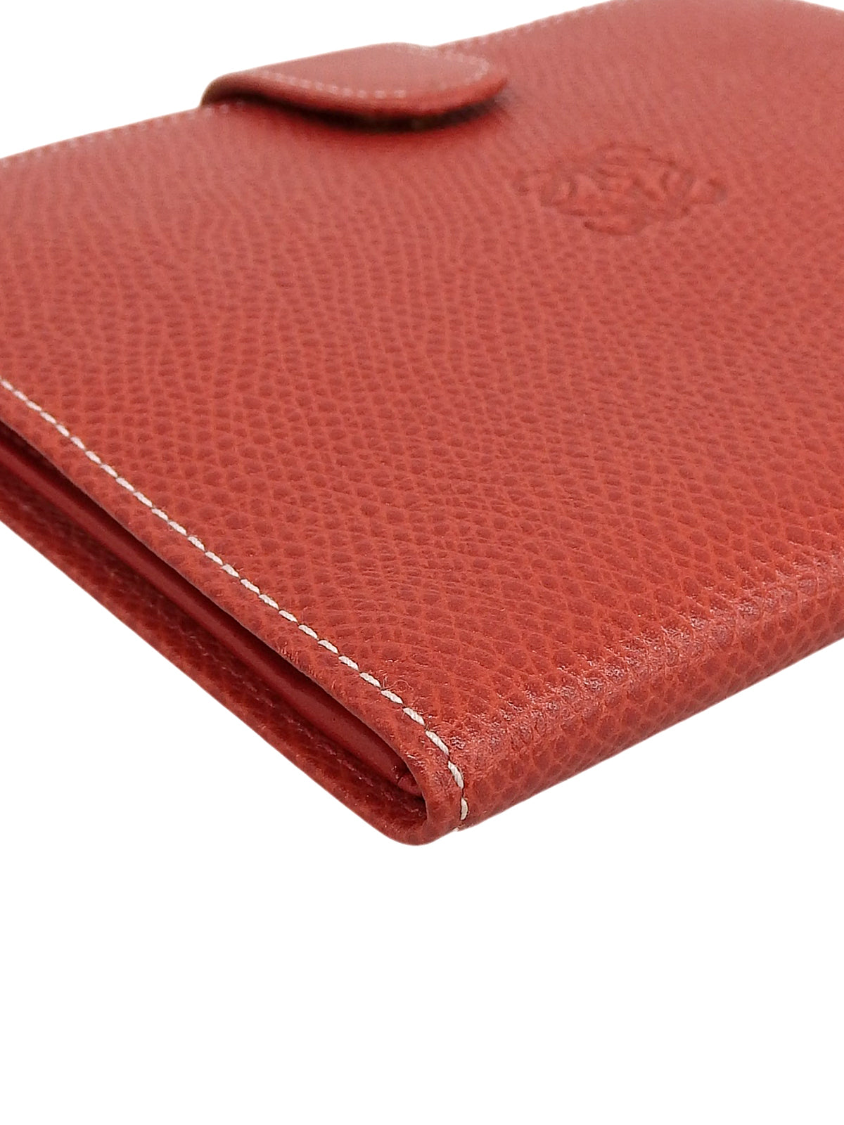 アナグラムエンボスコンパクトウォレット レッド
