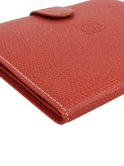 アナグラムエンボスコンパクトウォレット レッド