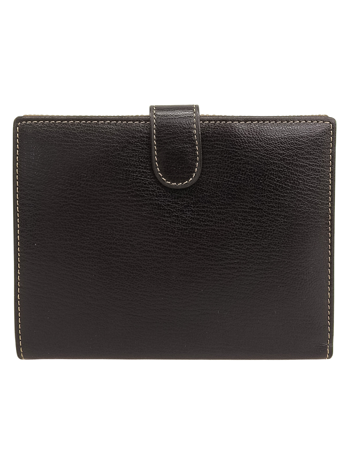 ベラスケスコンパクトウォレット ブラック/ブラウン