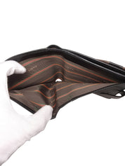 ベラスケスコンパクトウォレット ブラック/ブラウン