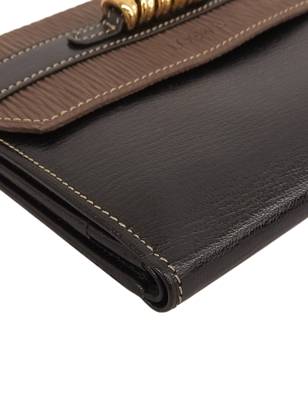 ベラスケスコンパクトウォレット ブラック/ブラウン