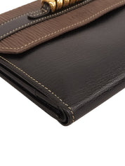 ベラスケスコンパクトウォレット ブラック/ブラウン