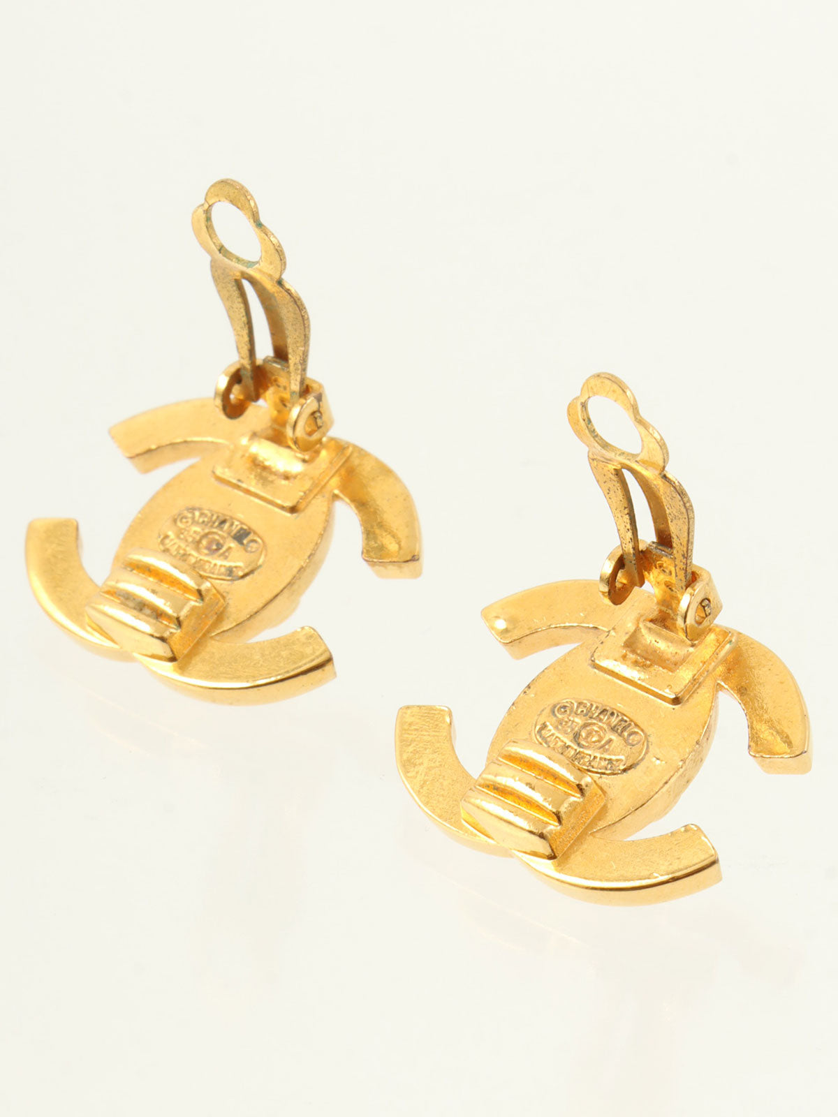 1995年製 CCターンロックイヤリング ゴールド