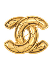CC Mark Brooch Gold