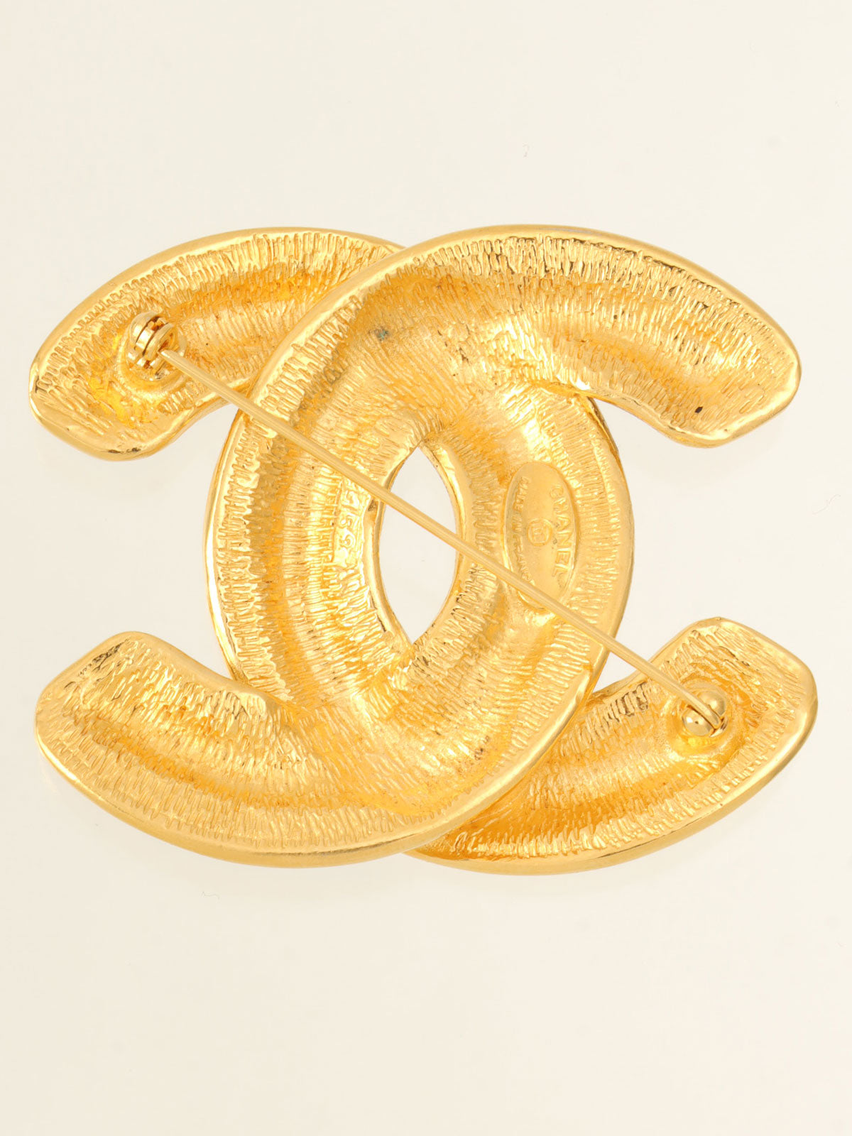CC Mark Brooch Gold