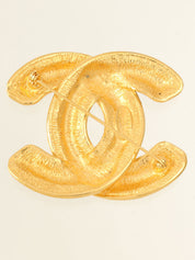 CC Mark Brooch Gold