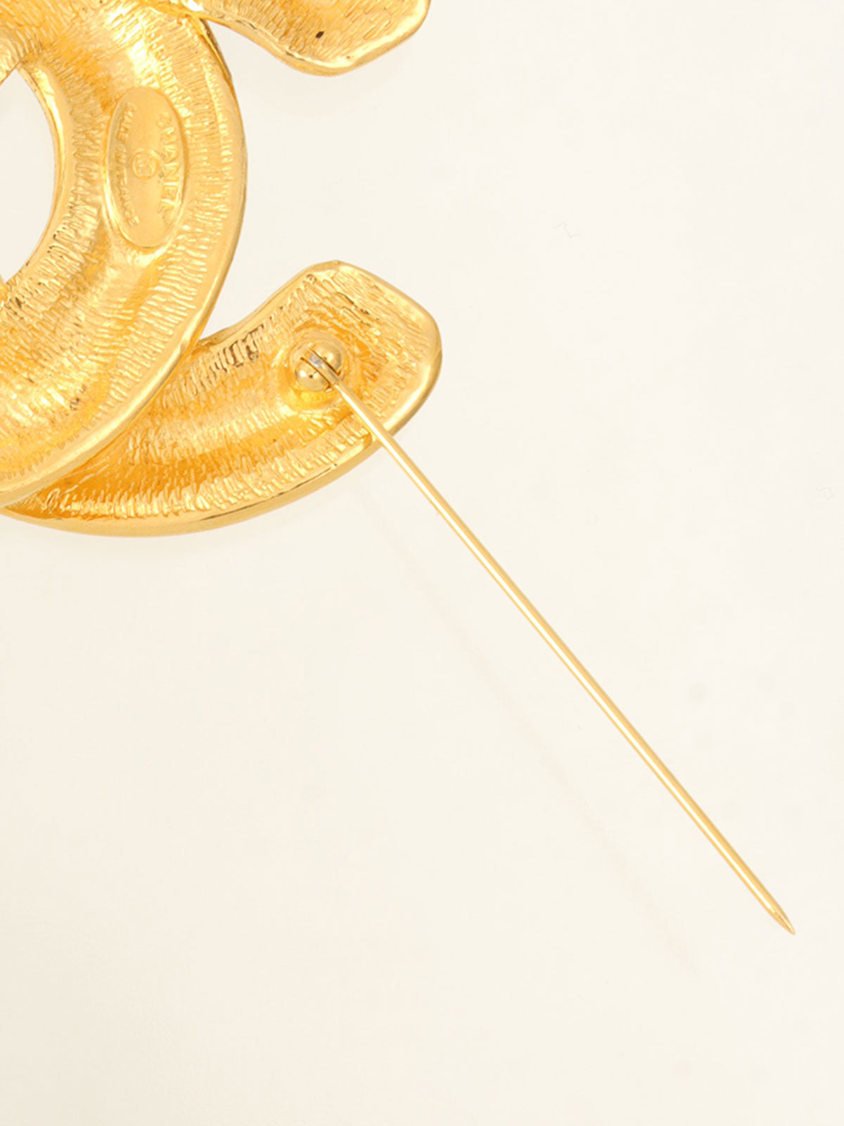 CC Mark Brooch Gold