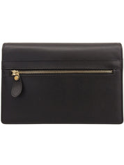 黑色Logo铭牌手拿包