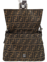 FF Zucca 图案妈妈水桶棕色