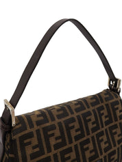 FF Zucca 图案妈妈水桶棕色