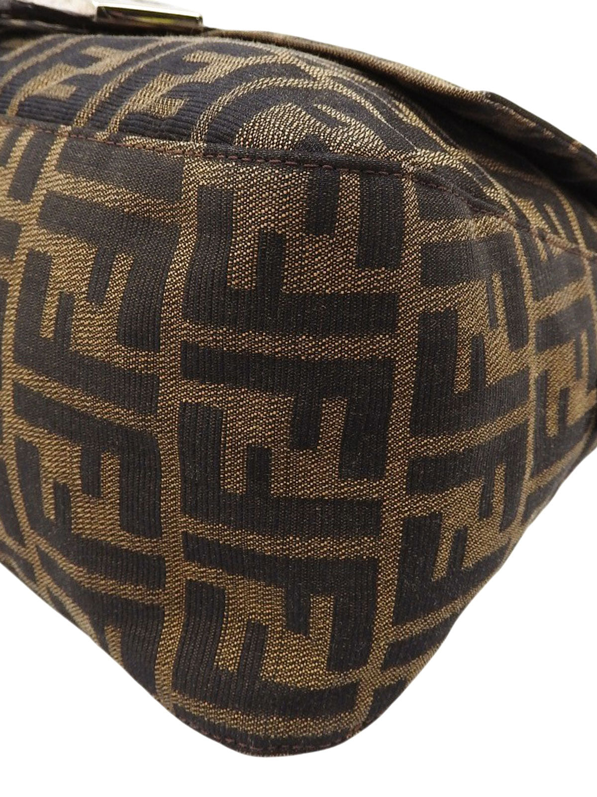 FF Zucca 图案妈妈水桶棕色