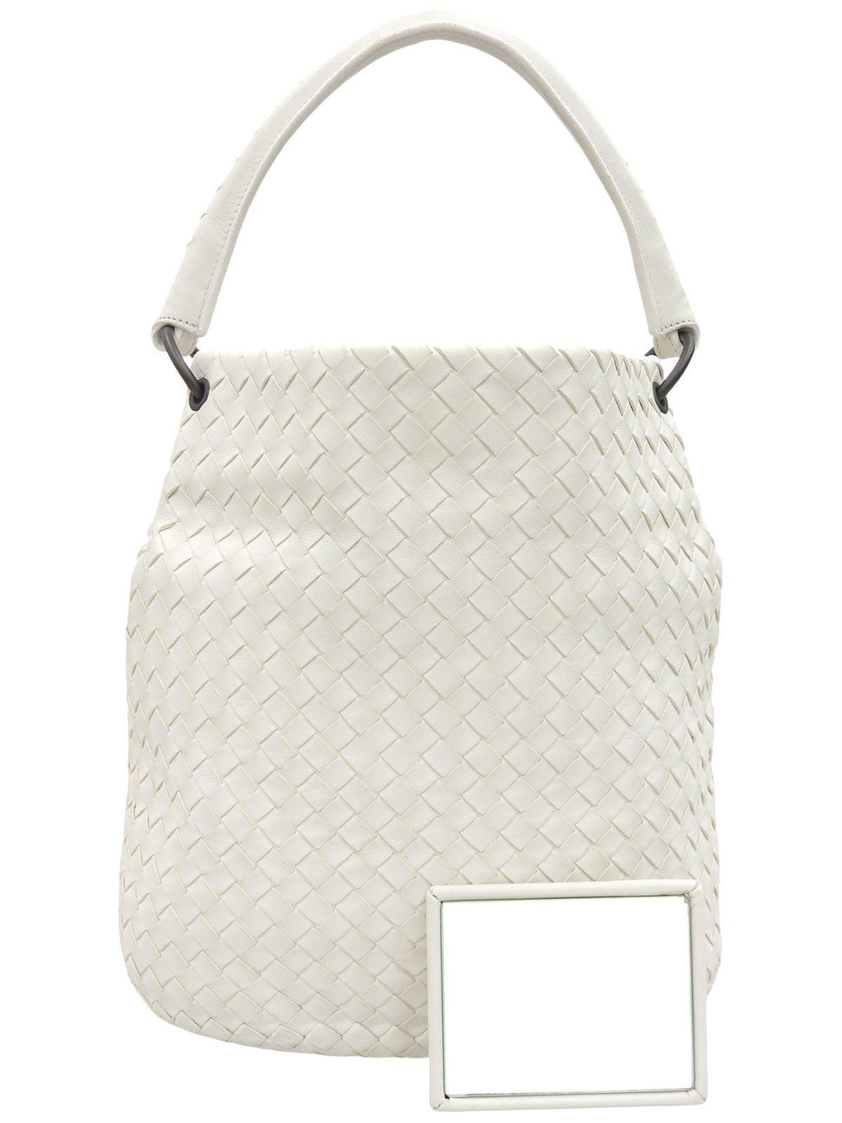 イントレチャートハンドバッグ ホワイト