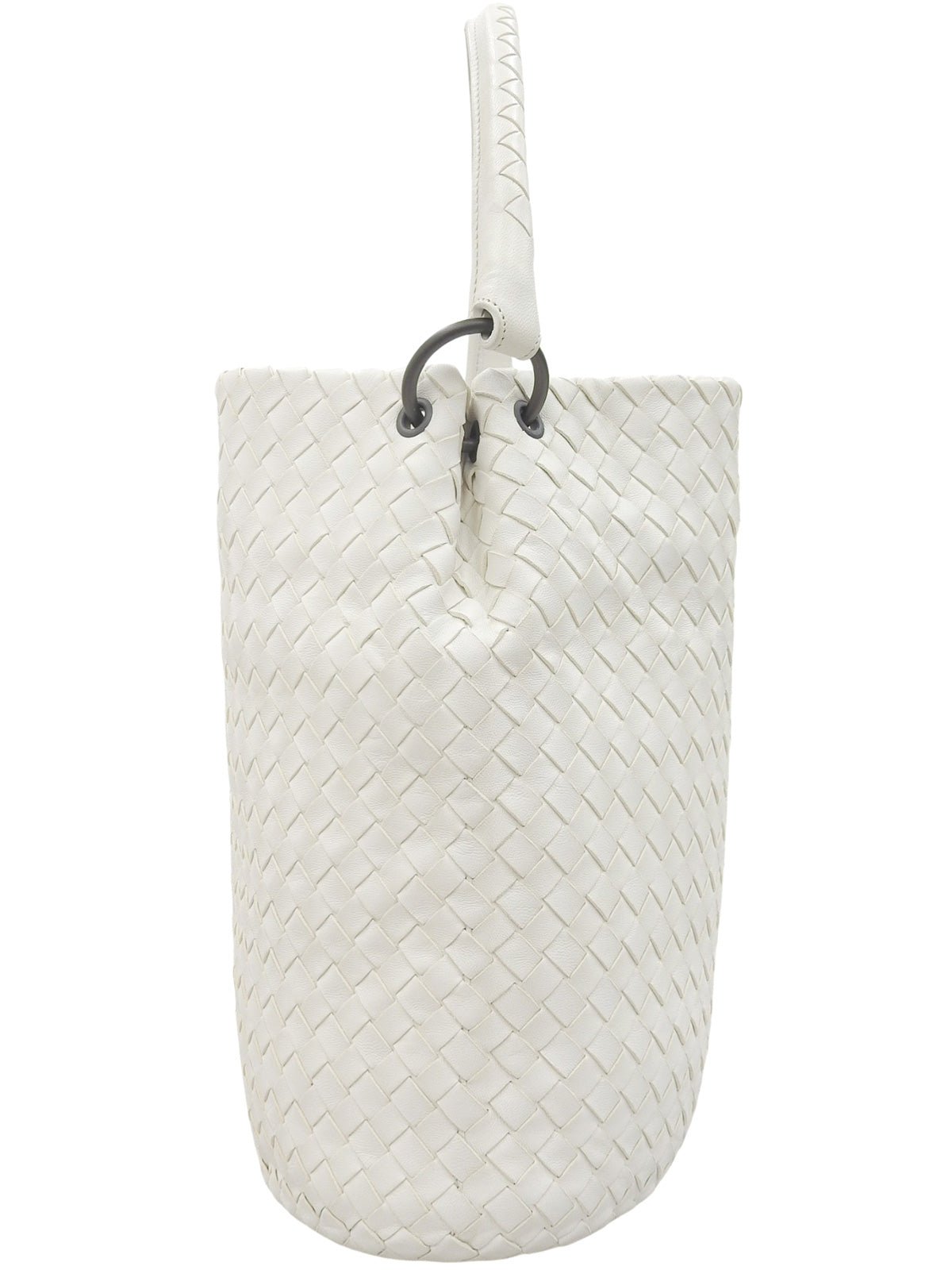 イントレチャートハンドバッグ ホワイト