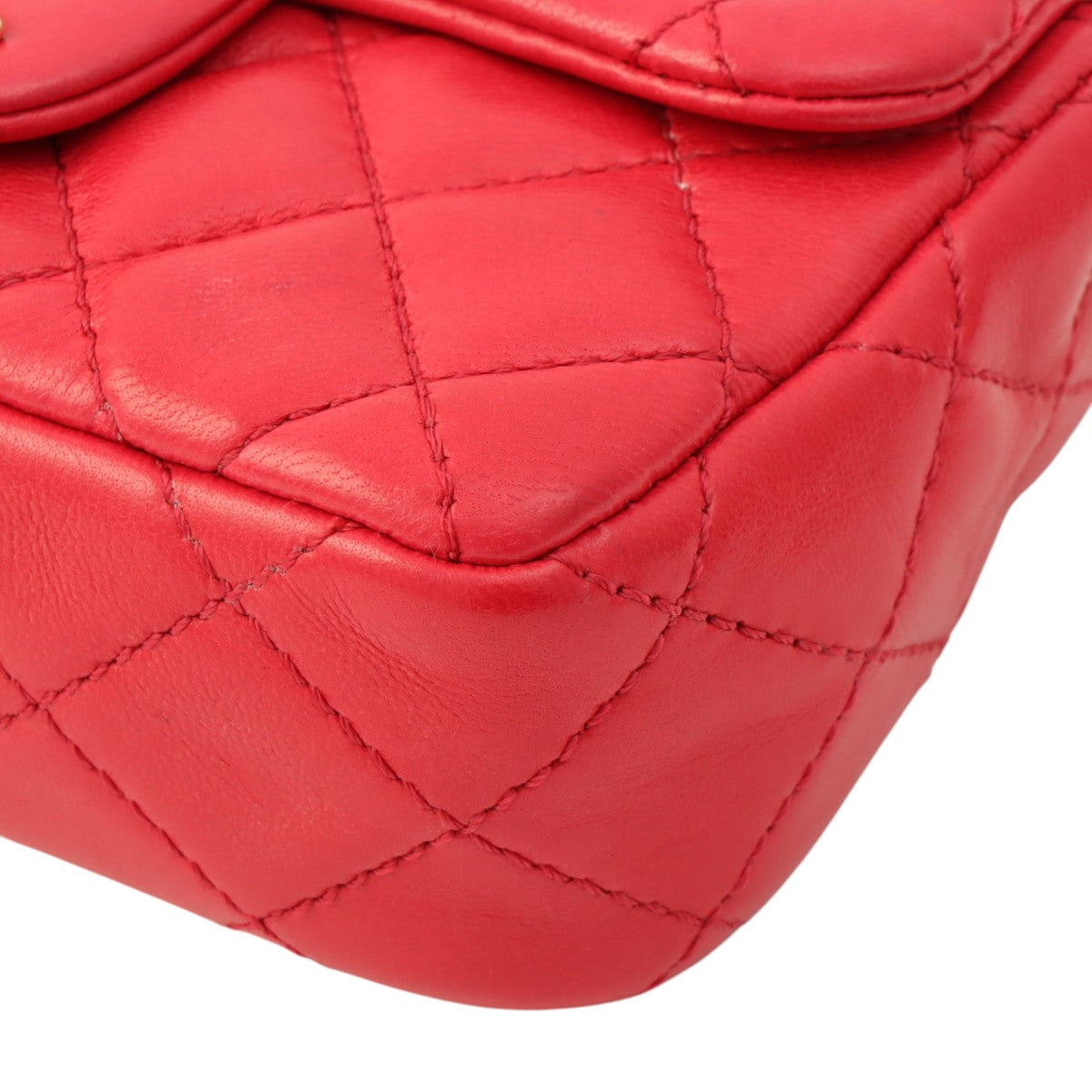 2009年頃製 マトラッセステッチCCターンロックチェーンバッグミニ ピンク