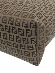 FF 西葫芦图案手提包 棕色/米色