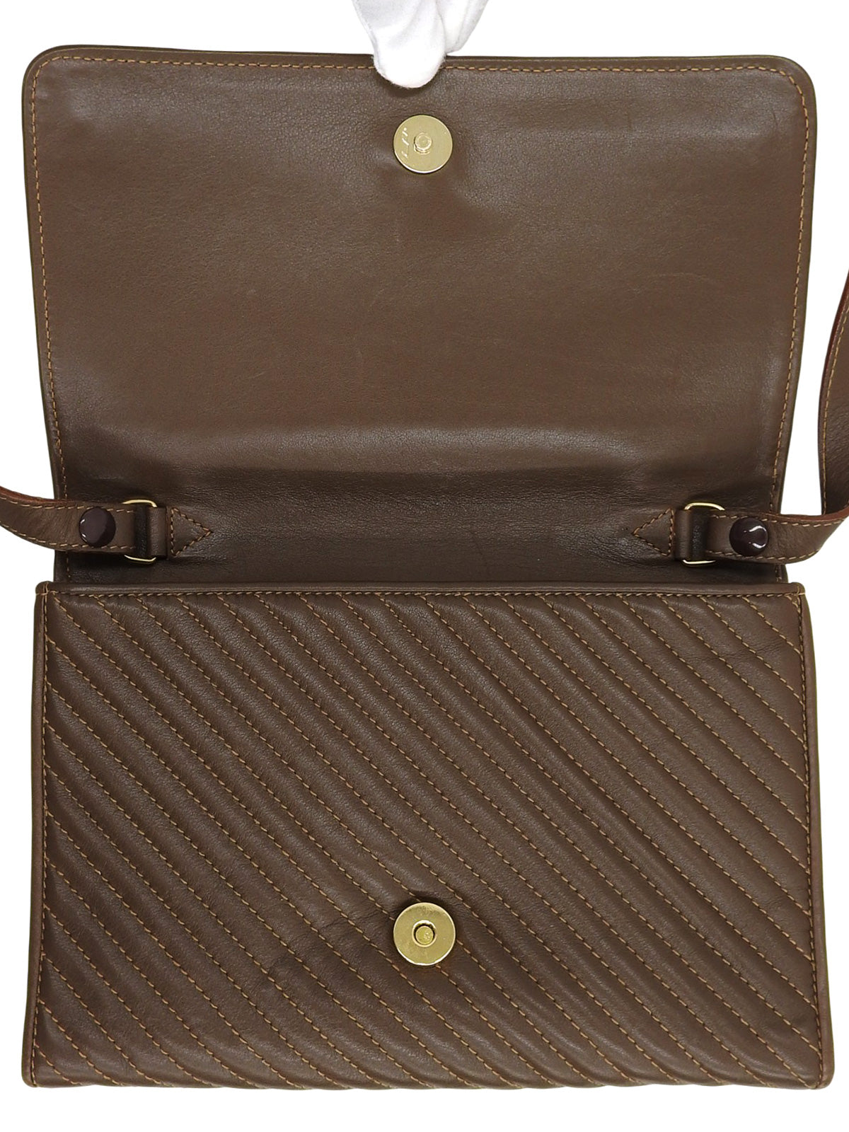 Macadam Plate 2-Way Bag Brown