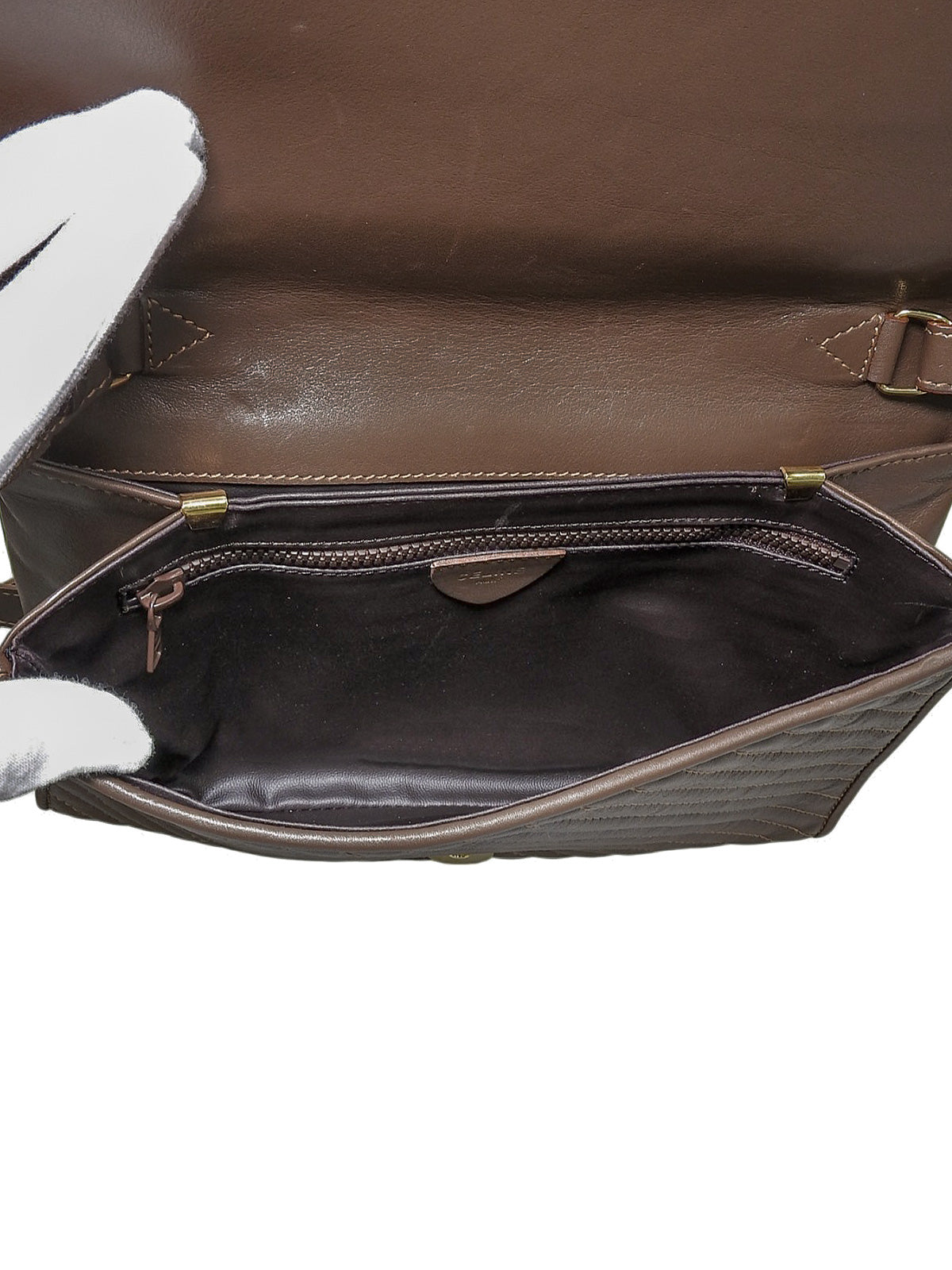 Macadam Plate 2-Way Bag Brown