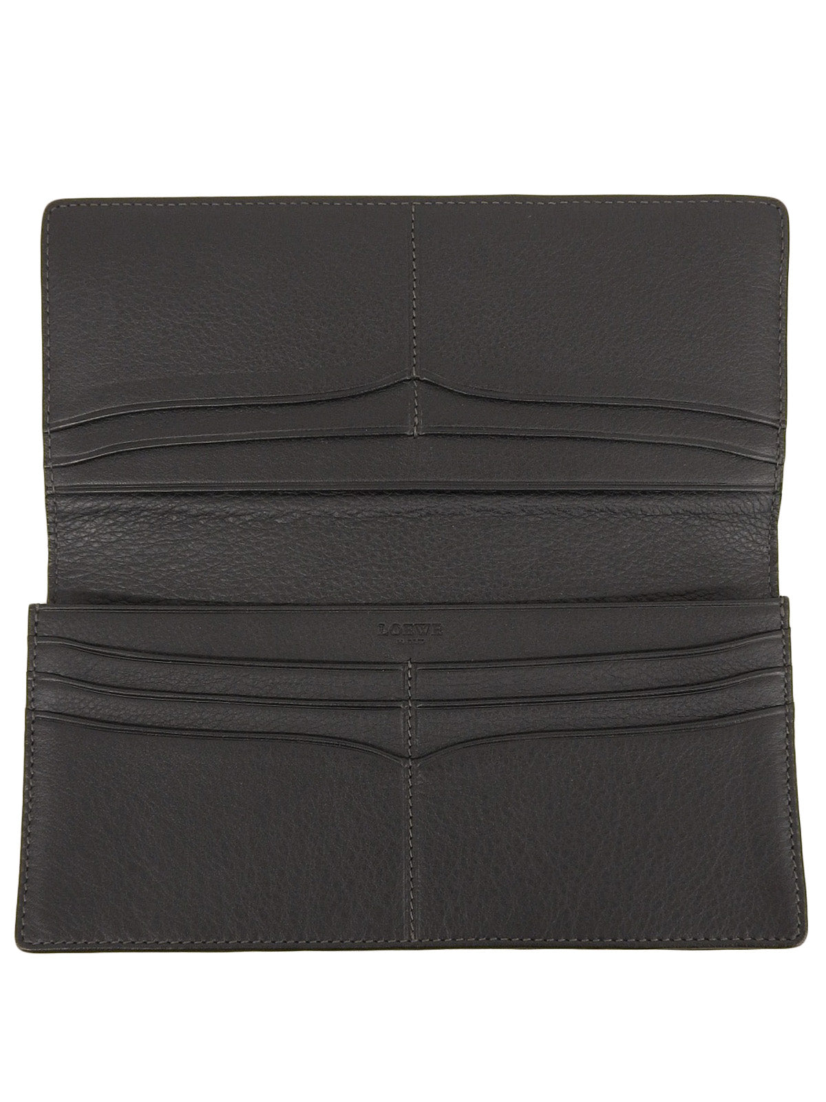 Anagram Pattern Long Wallet Gray