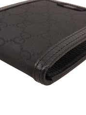 キャンバスGGパターンウォレット ブラック