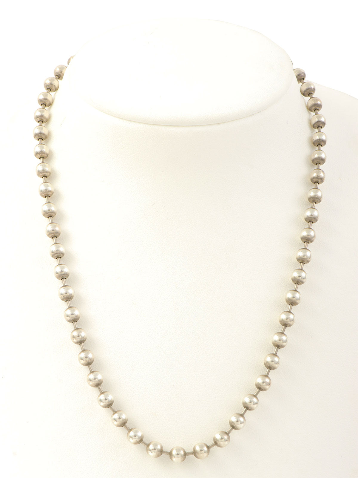 925ボールチェーンネックレス シルバー