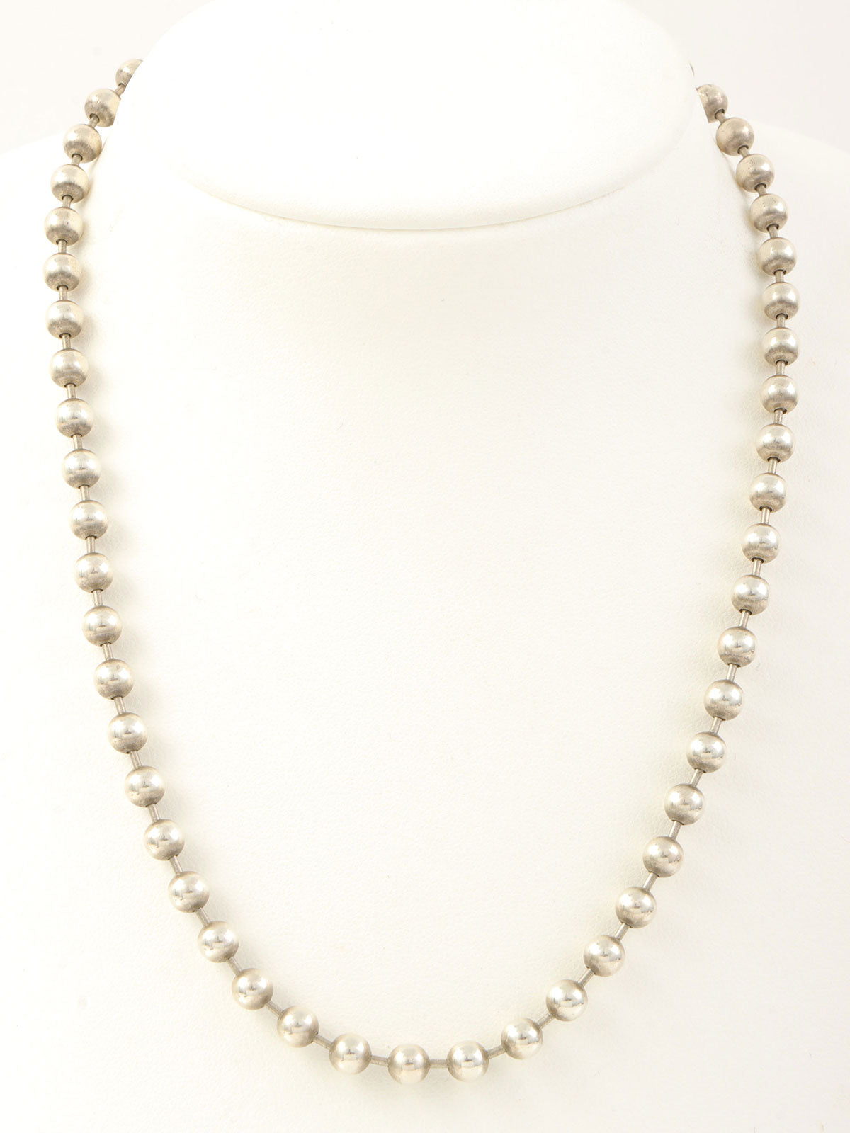 925ボールチェーンネックレス シルバー