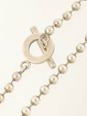 925ボールチェーンネックレス シルバー