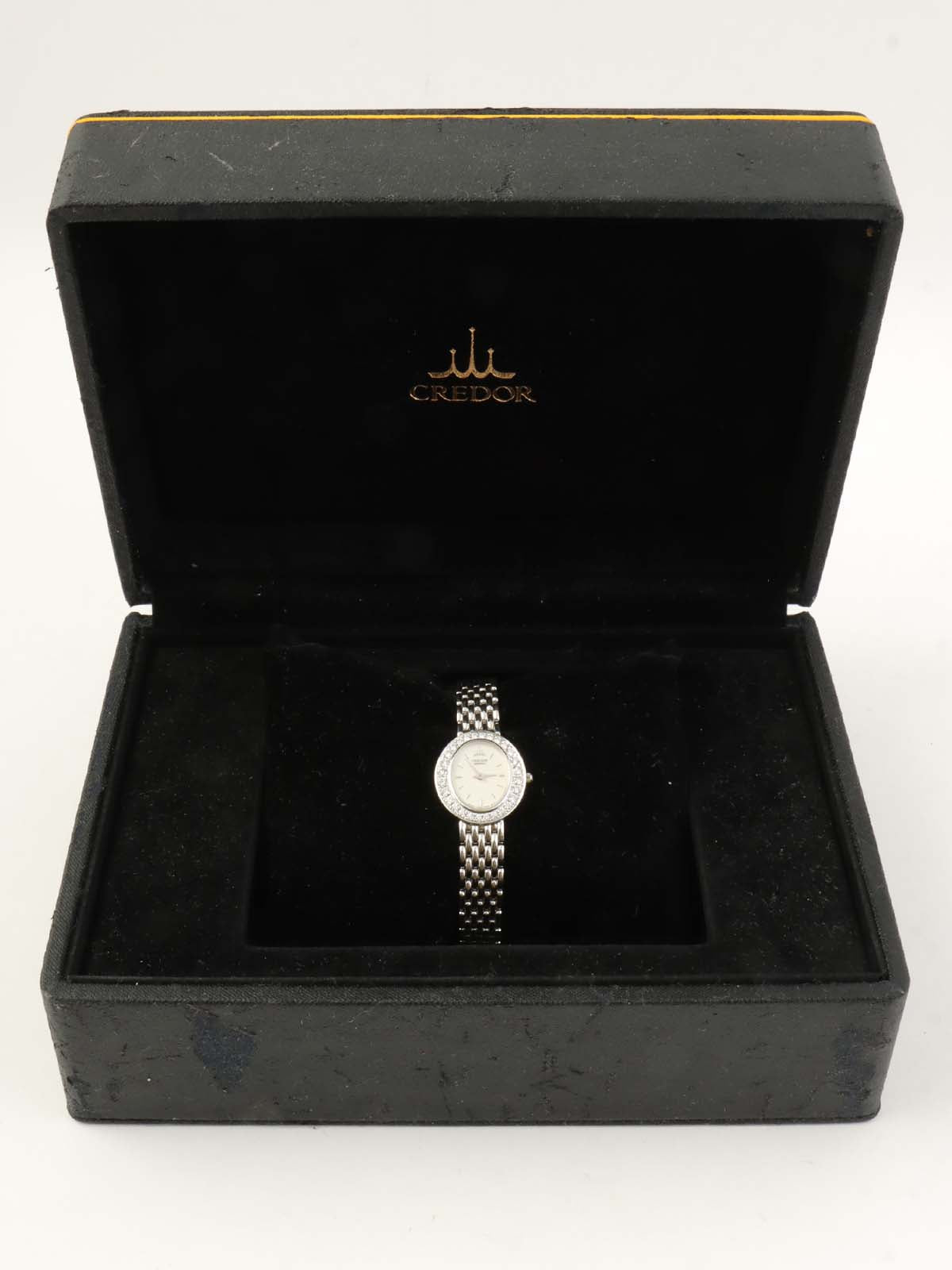 18Kダイヤモンドオーバルクレドール シルバー