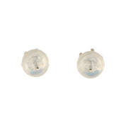 Pt900 Diamond Earrings Silver