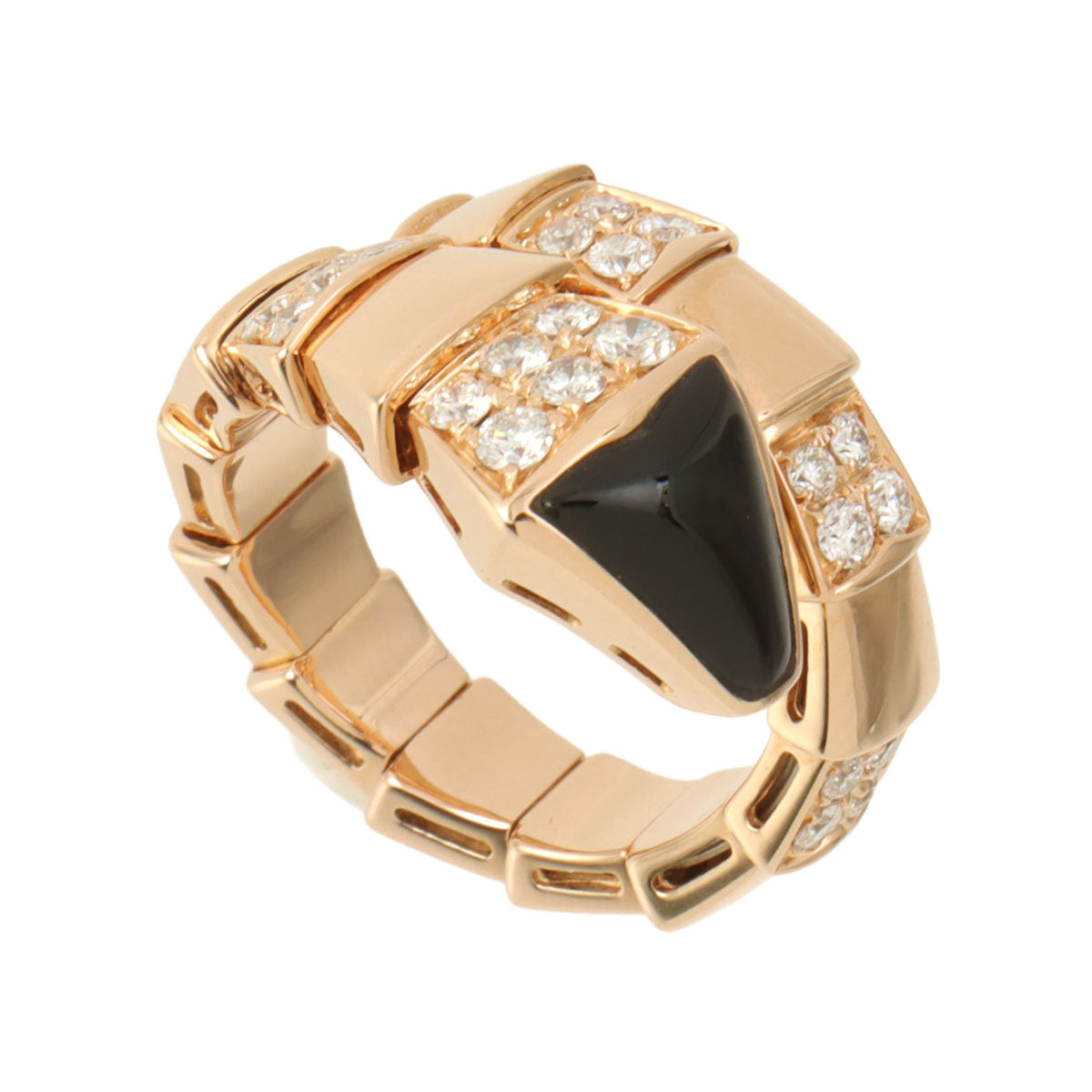 18K 玫瑰金 Serpenti Viper 戒指 #49