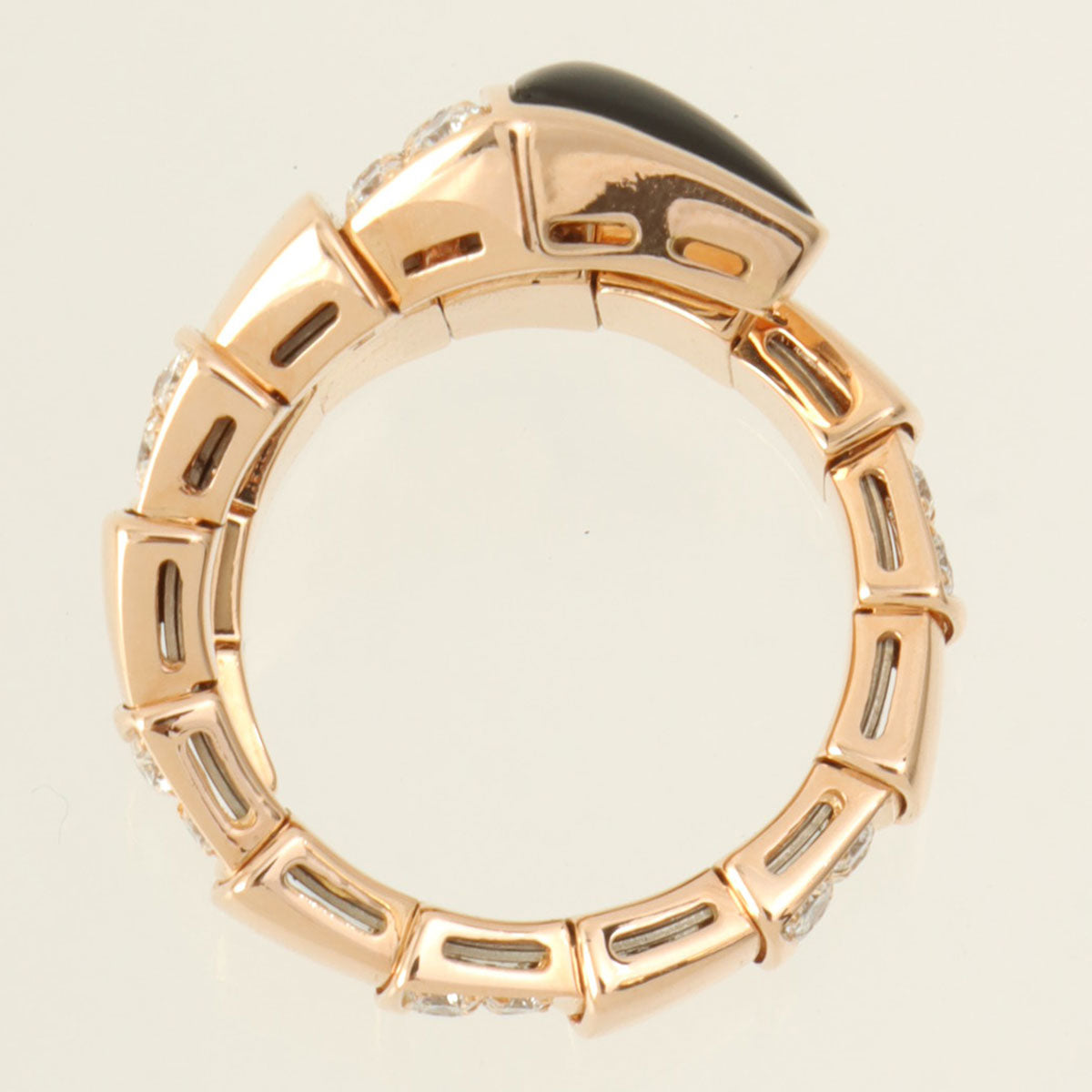 18K 玫瑰金 Serpenti Viper 戒指 #49