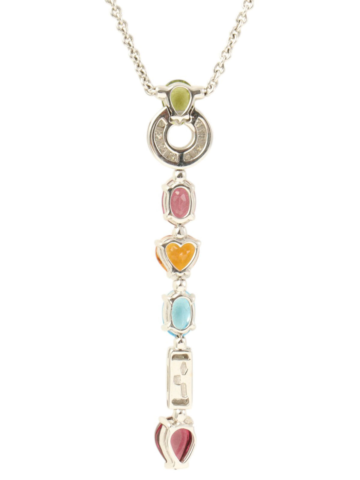 18K Allegra Necklace Silver/Multi