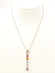 18K Allegra Necklace Silver/Multi