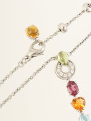 18K Allegra Necklace Silver/Multi