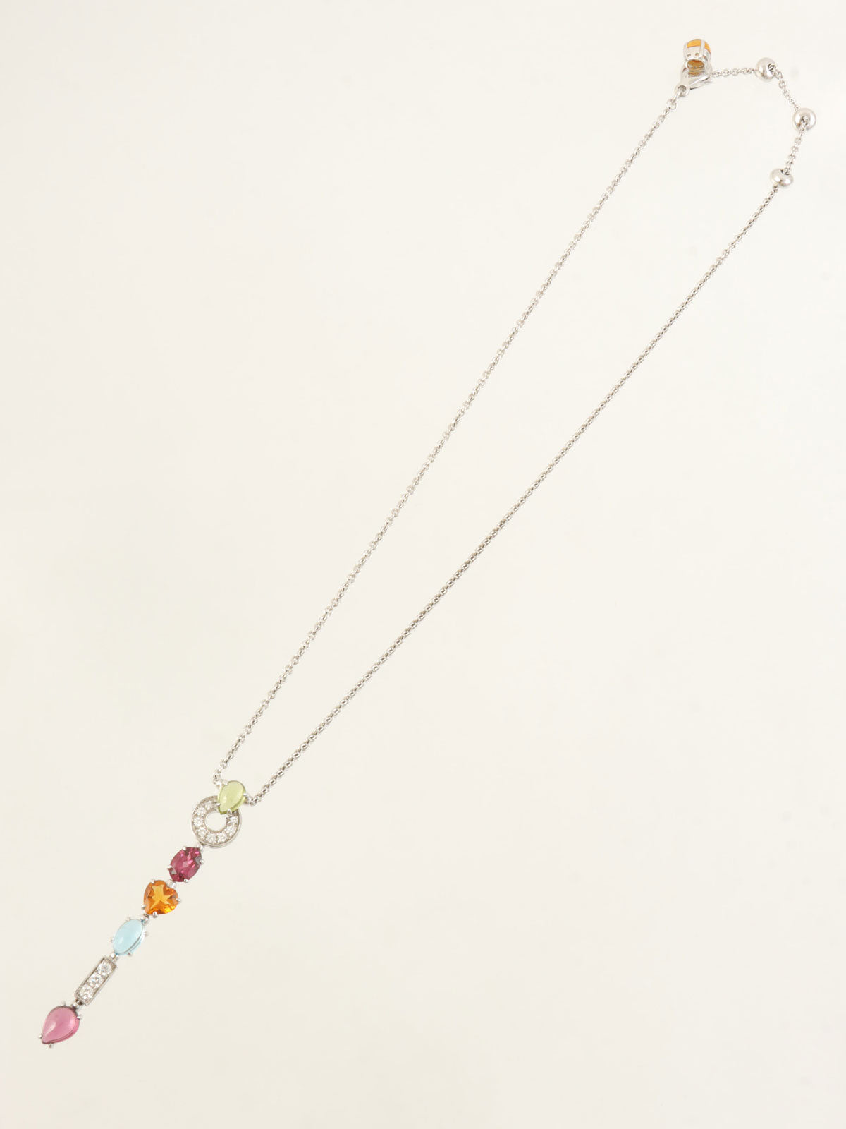 18K Allegra Necklace Silver/Multi