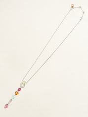 18K Allegra Necklace Silver/Multi