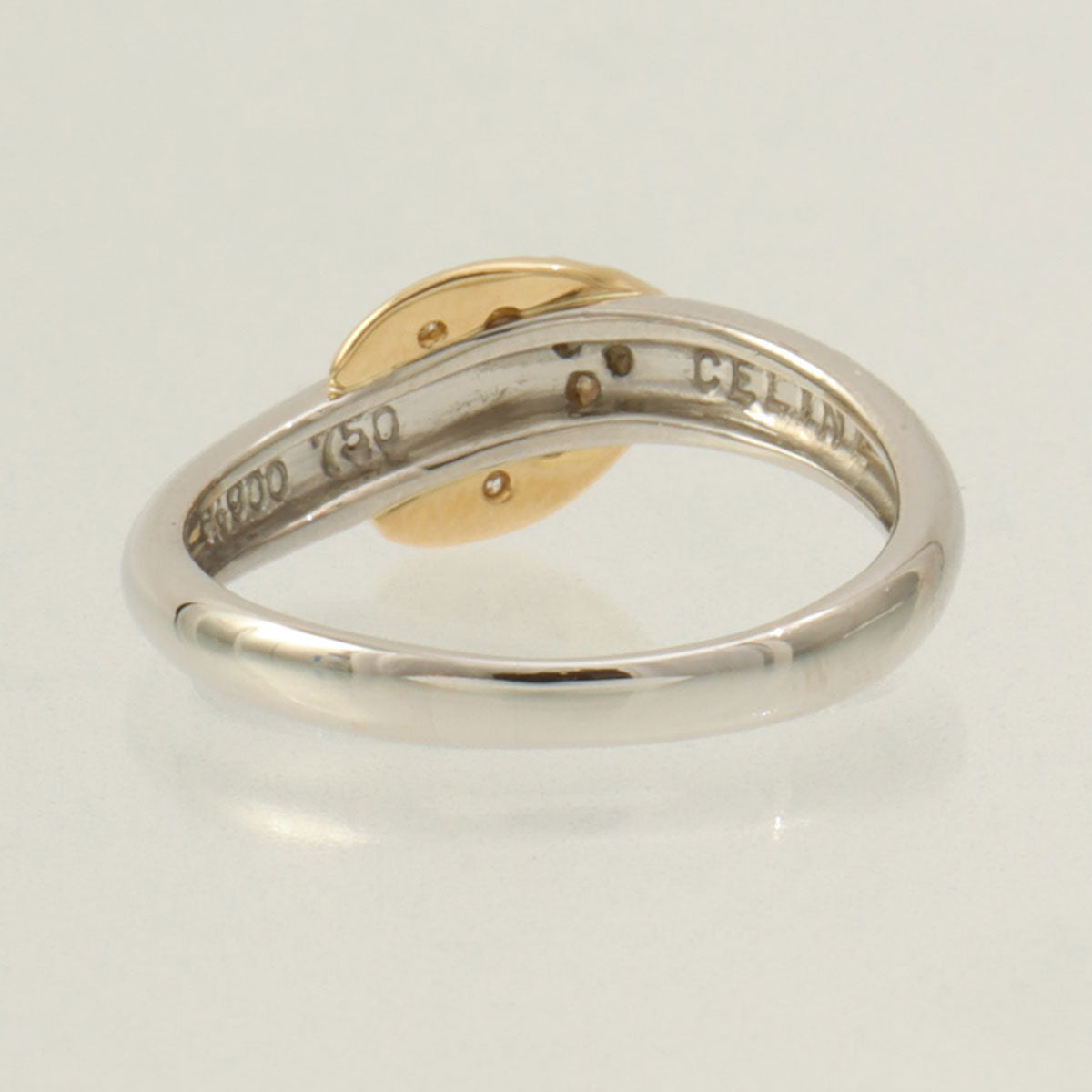 18K Platinum Diamond Ring #51 Silver